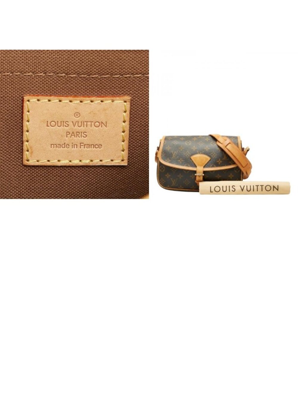 Louis Vuitton Monogram Solonge Crossbody Shoulder Bag Brown Leather - Picture 10 of 10
